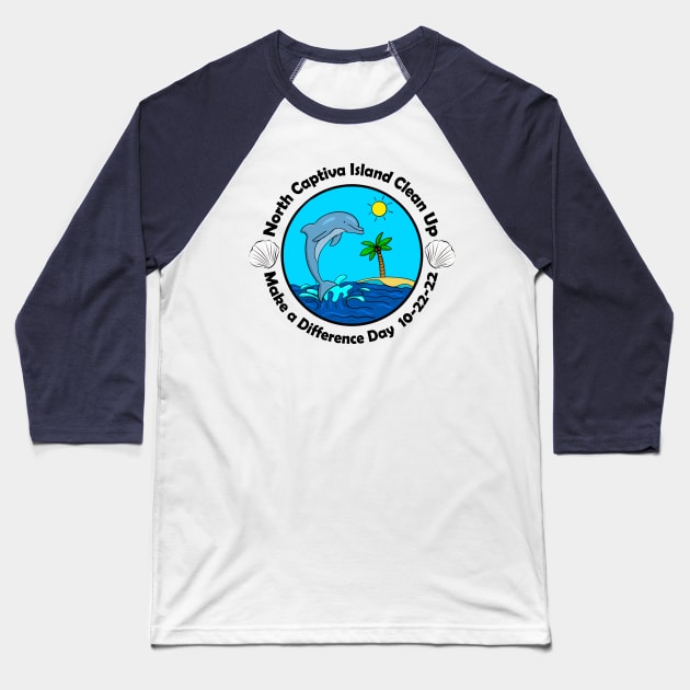 North Captiva Island Clean Up 2022 Baseball T-Shirt by Ultra Local